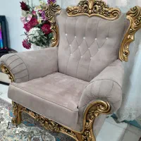 مبل سلطنتی هشت نفره در حد نو|مبلمان خانگی و میز عسلی|اهواز, کوی بشارت|دیوار