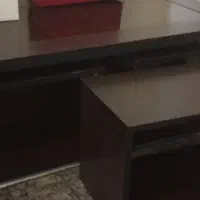 میز ال،مبل ۴نفره و صندلی چرخان و میز وسط با ۴ عسلی|مبلمان اداری|کرج, گلشهر|دیوار