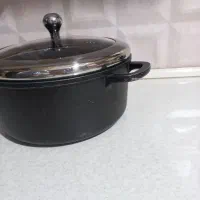 قابلمه ماهی تابه چدن ظروف شیشه ای