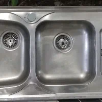 سینک ظرفشویی دوقلو-هود اشپزخانه-درب چوبی|هود|فاضل آباد, |دیوار