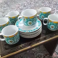 فنجان نعلبکی وپسته خوری