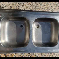 سینک ظرفشویی تمیزبدون هیچ ایرادباقیمت مناسب
