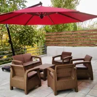 مبلمان پلیمری باغ ویلا حیاط روف فضای باز محوطه|حراج|تنکابن, |دیوار