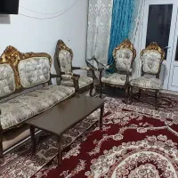 مبل سلطنتی کارکرده|مبلمان خانگی و میز عسلی|بناب, |دیوار