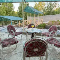 ویلا آبگرم سرپوشیده باغ بهادران|اجارهٔ کوتاهمدت ویلا و باغ|باغ بهادران, |دیوار