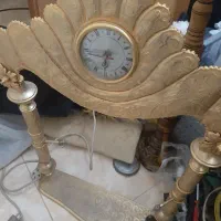 اینه و شمعدان زراندود شده با طلا