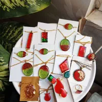 گوشواره گردنبند انگشتر رزینی شب یلدا روز مادر