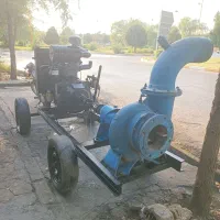 موتور آب آبکشی دیزل پرکنز چهار سیلندر ۸ اینچ|ماشین‌آلات صنعتی|لنجان, |دیوار