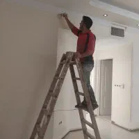 نقاشی درب و پنجره ساختمان