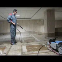 شستشوی راه پله و پارکینگ