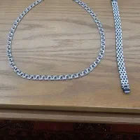دستبند و گردنبند نقره