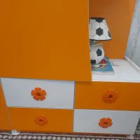 کمد و ویترین کودک مدل پو چوب ارژن تهران|تخت و سرویس خواب|زاهدان, |دیوار