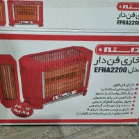 بخاری برقی 5شعله فن دار آراسته|بخاری، هیتر، شومینه|سیرجان, |دیوار