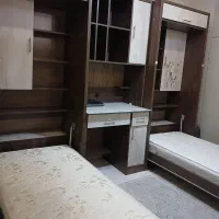 تخت کمجا تاشو با تشک ، ساخت سفارشی|تخت و سرویس خواب|کرج, مهرویلا شمالی|دیوار