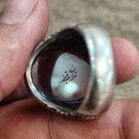 انگشتر نقره عقیق حکاکی رضا قنبری|بدلیجات|تهران, نیروی هوایی (پیروزی)|دیوار