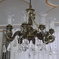 ۲عدد لوستر جنس  برنز