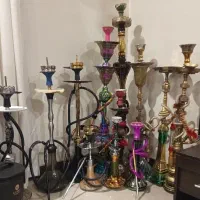 ۱۲ عدد قلیان ( قلیون ) متفاوت کلکسیونی