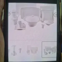 سرویس چینی زرین اصلی دودست۲۴نفره کامل