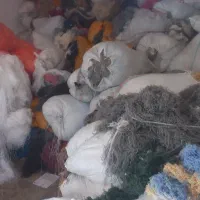 الیاف سفید ورنگی  پفکی|رختخواب، بالش، پتو|دزفول, |دیوار