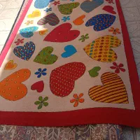 فرش ۴متری طرح قلبی