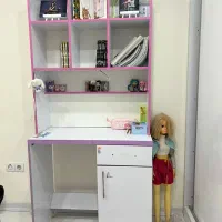 میزتحریر و کتابخانه