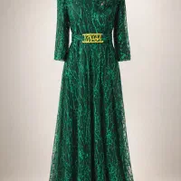 لباس مجلسی سبز شیک نو و بدون ایراد
