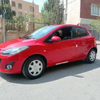 مزدا 2 مدل 90 قرمز متالیک اتومات استثنایی