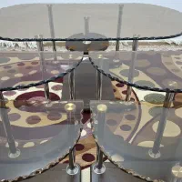 میز عسلی شیشه‌ای|مبلمان خانگی و میز عسلی|لنجان, |دیوار