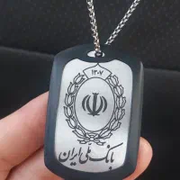پلاک استیل جنگی شناسایی سربازی