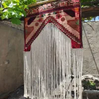 دیوارکوب فرش دستبافت مکرومه
