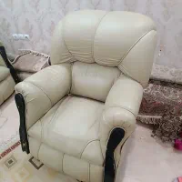 مبل راحتی چرمی هفت نفره