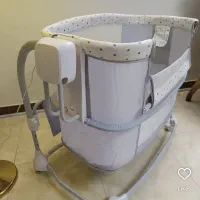 گهواره ۳ در۱ ماستلا بسیار نو|تخت و سرویس خواب|مشهد, الهیه|دیوار