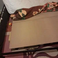 تخت فلزیدونفره باتشک|تخت و سرویس خواب|محمدیه-قزوین, |دیوار