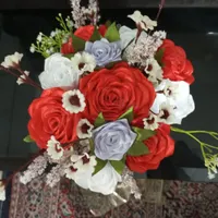 ساخت گل های روبانی با رنگ و قیمت دلخواه شما|گل مصنوعی|یزد, |دیوار