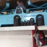 ترازو سنگی قدیمی باکفهای مسی عتیقه