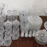 سرویس پذیرایی کریستال در حد نو با کارتن