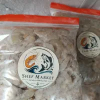 میگو تازه سرتیز پاک شده
