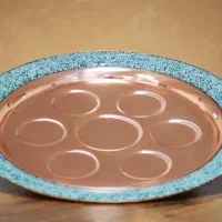 سینی و جام فیروزه‌کوبی
