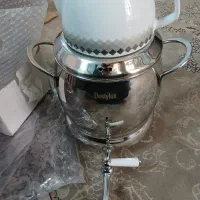 کتری و قوری استیل عروس نو استفاده نشده|قوری، کتری، قهوه‌ساز دستی|قم, آذر (نکویی)|دیوار