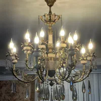 لوستر برنج و سنگ