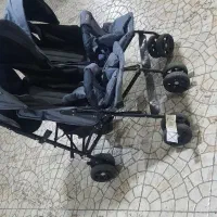 فروش کالسکه دوقلویی دلیجان|کالسکه و لوازم جانبی|رشت, شهرک قدس|دیوار