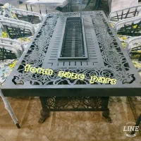 میز آتشکده دور cnc /صندلی باغی|میز و صندلی غذاخوری|تهران, فدک|دیوار