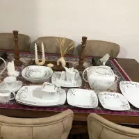 ظروف پذیرایی چینی ۹۸پارچه کامل بدون هیچ ناقصی