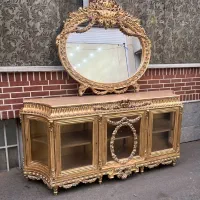 کنسول لوکس چوبی|بوفه، ویترین، کنسول|تبریز, |دیوار