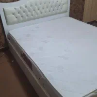 تخت ۲نفره تمیز همراه تشک تخت نوجوان|تخت و سرویس خواب|اهواز, فرهنگ شهر|دیوار