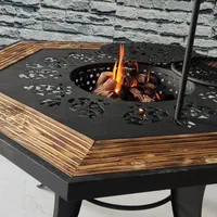 آتشدان میز آتشدان فایرپیت گازی و ذغالی|بخاری، هیتر، شومینه|تهران, خاوران|دیوار