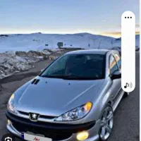 ۲۰۶ نقره ای مدل ۸۵ بسیاز زیبا و سالم در حد