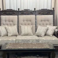 مبلمان ۹ نفره (دومیزبان ۴ تک نفره یه  سه نفره|مبلمان خانگی و میز عسلی|اندیشه, اندیشه فاز ۳|دیوار
