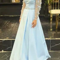 پیراهن مجلسی ساتن