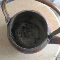 کتری مسی قدیمی|قوری، کتری، قهوهساز دستی|خرمدره, |دیوار